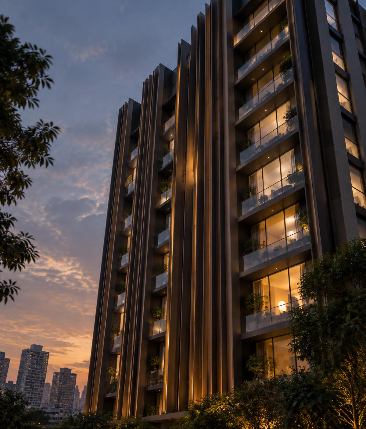 Indicative architecture and lifestyle image for the M3M BRABUS Residences enquiry; not an image of the project